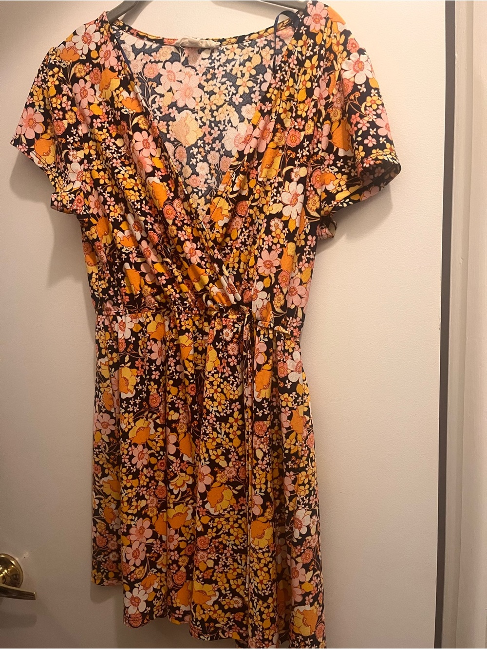 Floral Wrap Dress